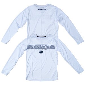 white youth performance long sleeve Penn State Nittany Lions t-shirt